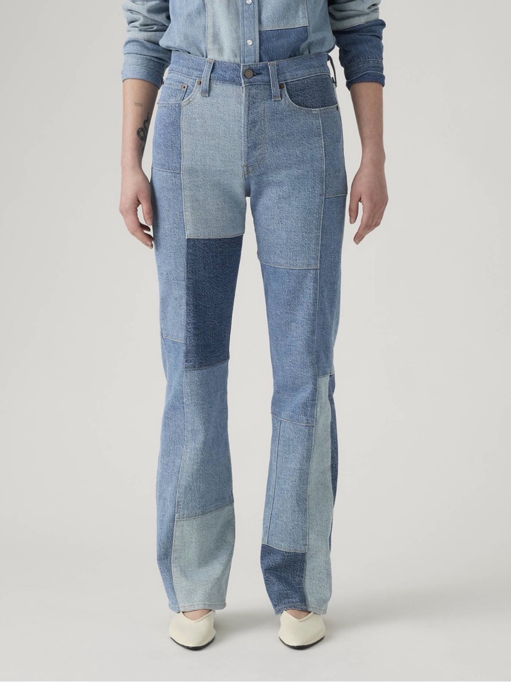 Levi’s WEDGIE BOOTCUT
PATCHWORK WOMEN'S
JEANS 27x34 Long - Picture 4 of 4